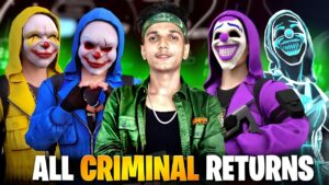 ALL CRIMINALS RETURNS 🤯💥 PN HARSH Unlocking Most Rare Ghost Criminal ❤️ - Garena Free Fire