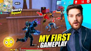 My First Solo Vs Squad Gameplay🔥GHOST CRIMINAL BUNDLE 😱 Garena Free Fire