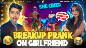 Break-up Prank On Girlfriend 💔 Crying Moment🥺-Garena Freefire