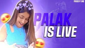 CS RANK PUSH WITH PALAK 💙 | FREE FIRE GIRL LIVE 💜 | GARENA FREE FIRE