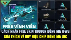 Cách Nhận Skin Trogon Bóng Ma Free Sự Kiện Mới - Giải Thích Về Huy Hiệu Chip Bóng Ma Lục | Free Fire