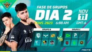 Free Fire World Series 2023 - Fase de Grupos Día 2