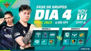 Free Fire World Series 2023 - Fase de Grupos Día 4