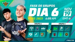 Free Fire World Series 2023 - Fase de Grupos Día 6