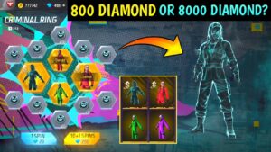 NEW CRIMINAL RING EVENT | GHOST CRIMINAL BUNDLE - GARENA FREE FIRE