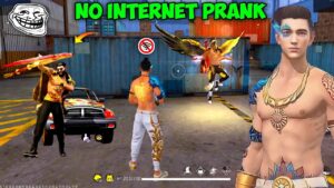 New Bundle No Internet Prank With रावण Bundle 😈 No Internet Prank | Garena Free Fire 🔥⚡