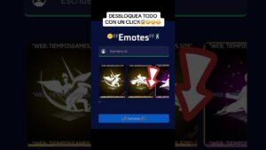 😱está app desbloquea todos los emotes en freefire #garena #freefire #emotes  #gratis