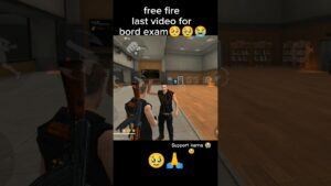 free fire last video for bord exam || garena free fire #ffshorts
