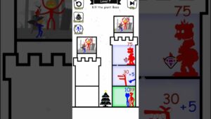 stick hero 💪💪 tower 🗼🗼🗼 defense #garenafreefire #stickman #shorts #hero #viral #spiderman #newvideo