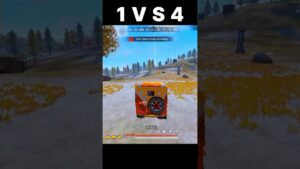 1vs4 🔥 MP40 Power | GARENA FREE FIRE #shorts #freefireshorts #chiragff79