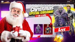 Christmas Grand Giveaway Special Live Stream 😱& - Garena Free Fire Max Live