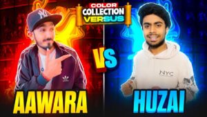 First Time Ever 😱 HuzaiAsin Vs Aawara Global Top 1 Collection 😱 😡 - Garena Free Fire