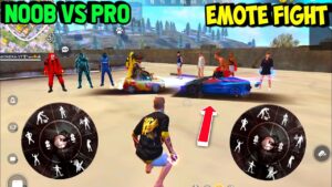 Free Fire Emote Fight On Factory Roof | New Lemborghini Emote | Noob Vs Pro | Garena Free Fire 🔥⚡