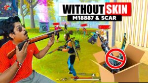 Free Fire No Gun Skin Challenge In Solo vs Squad Gameplay  - Garena Free Fire- Gyan Gaming