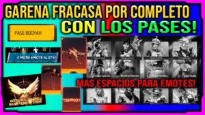 GARENA pone FIN ELIMINA LOS PASES BOOYAH en free fire MAS ESPACIOS PARA emotes Recompensas RANK 2024