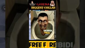 Garena FreeFire:-  Garena Biggest Collab😱 (Skibidi Toilet) New emote 😒 #shorts#freefire#trending