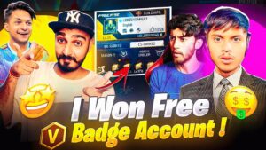 I Won Richest V Badge Free Fire Account From Giveaway 😲 - GARENA FREE FIRE MAX