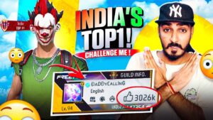 India's No. 1 Player Daddy calling Challenge Me 😱 Gone Wrong - GARENA FREE FIRE MAX