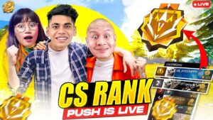 🔴[Live] Im Back🔥Only Serious Gameplay😡New Cs Season Push To Top 1👽 -Free Fire Live !!