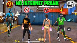 No Internet Prank With Random Subscriber 🥺 Samne आया V Badge 😱 Galat हुआ Mere साथ 😭Garena Free Fire