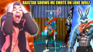 RAISTAR SHOWS ME EMOTE ON LONEWOLF😱 GARENA FREE FIRE