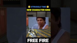 Struggle Time New Character King In Free Fire 😱 | Garena Free Fire Max 🔥 #shorts #freefire