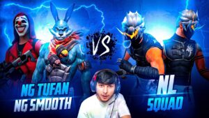 @smoothsneaky6998🤝@TUFANFF99 VS NL Squad 😱 @NonstopGaming_ On Live 🥵-Garena Free Fire🔥