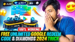 Free Unlimited Google Redeem Code & Diamonds 2024 Trick😍🔥 || Garena Free Fire