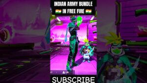 Indian army bundle in free fire #freefire #short viral #garenafreefire #freefireclips