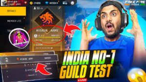 LIVE V BADGE GUILD TEST ASSASSINS ARMY - GARENA FREE FIRE MAX