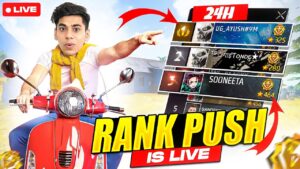 🔴[Live] Happy New Year 2024😍Nonstop 24 Hours Pushing🔥Top 1 Grandmaster  - Garena Free Fire  !!
