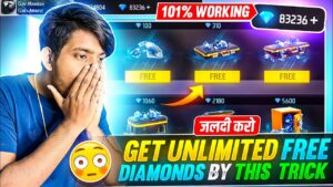 New 101% Working Trick To Get Unlimited Free Diamonds😁🔥 || Garena Free Fire India