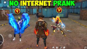 No Internet Prank In iPHONE 14 PLUS | With Ajjubhai Bundle | Garena Free Fire 🔥⚡