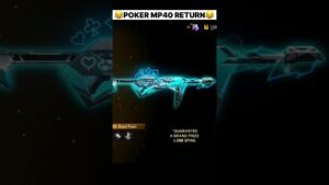 Poker Mp40 😂-Garena free fire India 😂#freefire Captain Team Yt #shorts