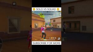 Solo Vs Squad Gameplay 🎯 Garena Free Fire #freefire  #trending #viralvideo #solovssquad #shortsfeed