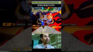 V badge Wale Sharukh Khan Se Panga 😂 - Garena free fire Max #shorts #freefire