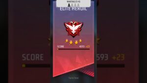 journey of elite heroic 4 star ⭐ in br rank garena free fire max #trending #viral #freefire #games