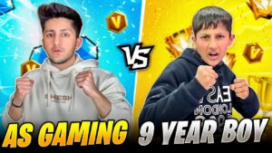 9 Year Boy Vs As Gaming 1 Vs 1 Clash Squad Fight 50,000 Diamonds Challenge - Garena Free Fire