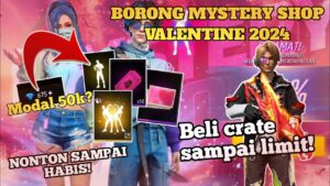 BORONG MYSTERY SHOP VALENTINE TERBARU 2024, SPIN EMOTE BUCIN || GARENA FREEFIRE INDONESIA