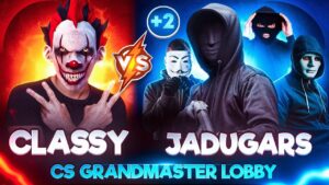 Classy Fair Top 1 Against Jadugars 😈 In CS RANK Grandmaster Lobby ☣️ -GarenaFreeFire