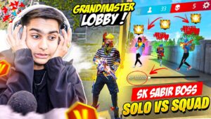 Extreme Sk Sabir Solo Vs Squad Gameplay 🤯 भारी Mistake होगया !! - Garena Free Fire