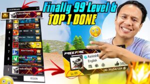 Finally 99 Level And Global Top 1 Done ✅ || Garena Free Fire
