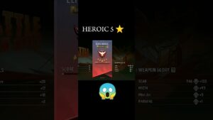 Finally Heroic 5 star ⭐ done || Garena free fire || #shorts #viral #trend