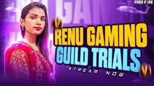 GUILD TRAILS AND RANK PUSH - FACECAM GIRL LIVE STREAM - GARENA FREE FIRE