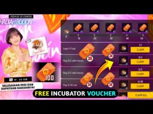 Indonesia Server Free Incubator Voucher 😋 || Garena Free Fire