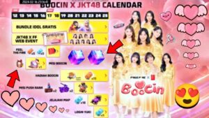 Indonesia Server New Jkt48 Event Calendar 😱 || Garena Free Fire