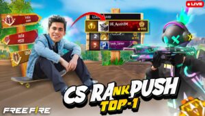 🔴[Live] 100 Booyah Streak👽Top 1 Grandmaster Push😎34/75 Hard Days Pushing🔥- Garena Free Fire !!