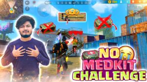 No Medkit Challenge জীবনে আর করব না🤣 | garena Freefire Funny Video