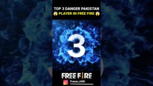 Top 3 Danger Pakistan Player 😱-Garena Free Fire Max #shorts #freefire #trendingshorts