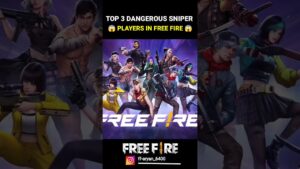 Top 3 Dangerous Sniper Player 😱 -Garena Free Fire Max #shorts #freefire #trendingshorts